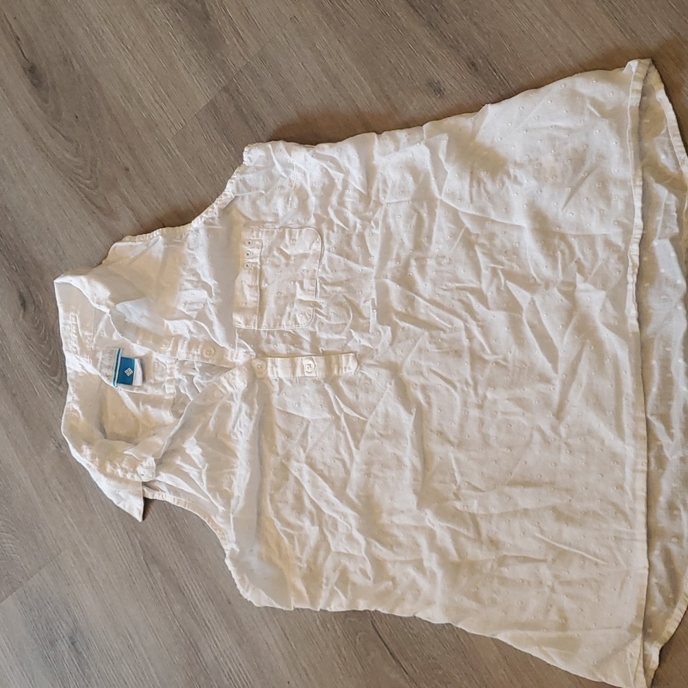 Columbia White Collar Tank